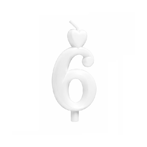 Sviečky biele Sviečka biela č.6