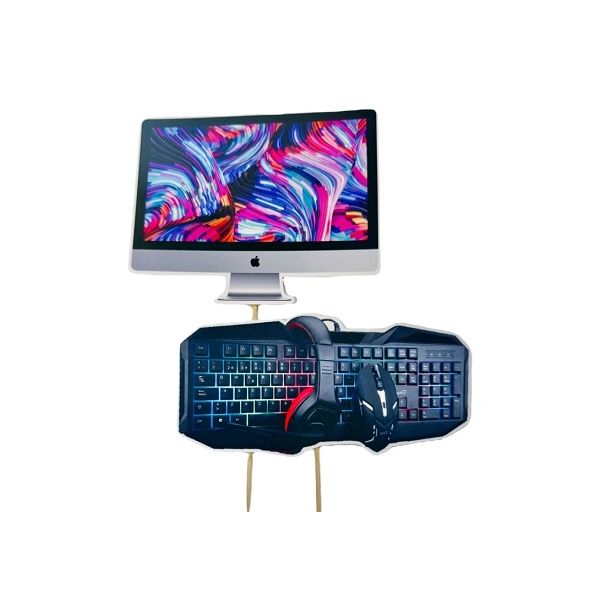 Zápich sada klávesnica a monitor papier 2 ks