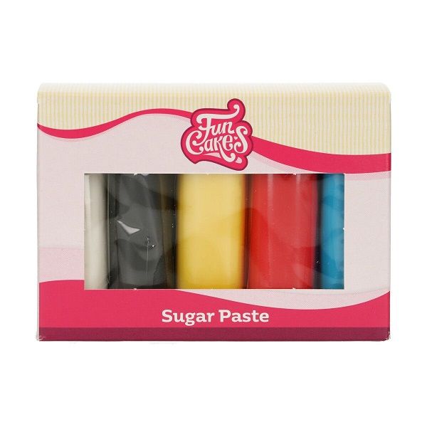 Poťahová hmota Sugar Paste základná sada 5x100g