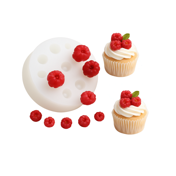 Mini strawberry silicone mold