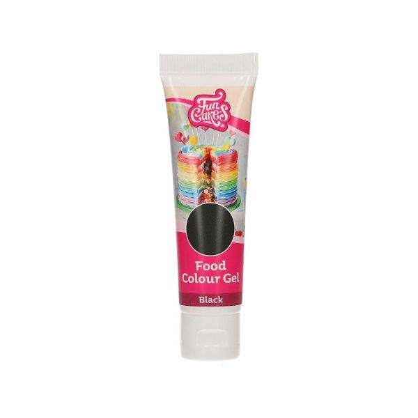 Farba gélova Fun Cakes Black 30g