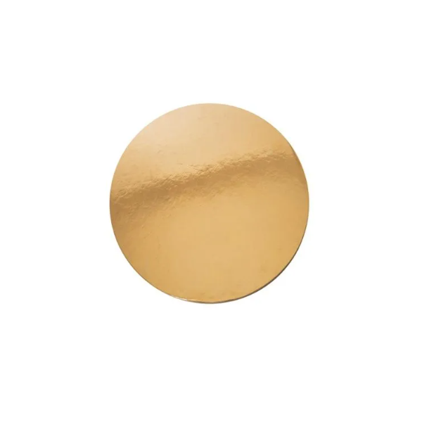 Goldener, dünner Untersetzer, 20 cm