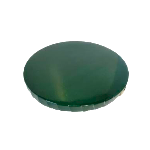 extra dicker, dunkelgrüner Tortenständer, 30 cm, mit dekorativem Rand