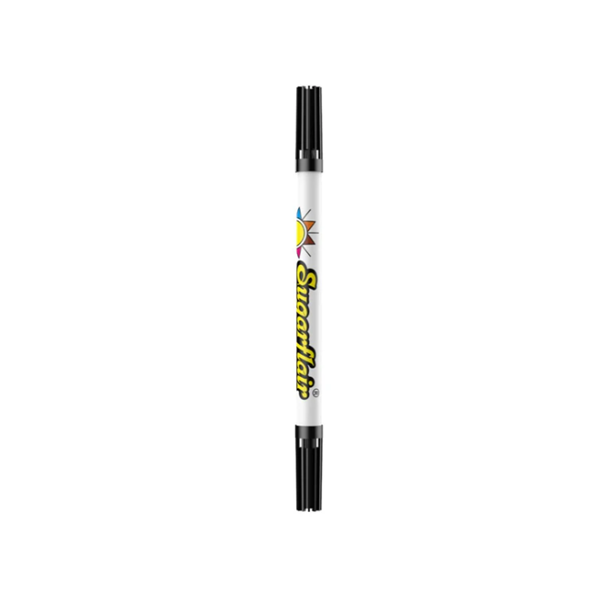 Edible black marker with licorice flavor