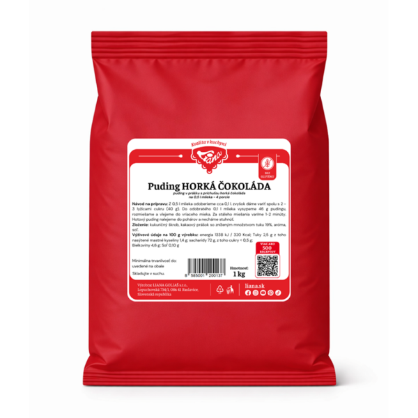 Pudding dunkle Schokolade Liana 1kg