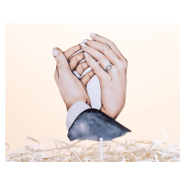 Wedding engraving - hands