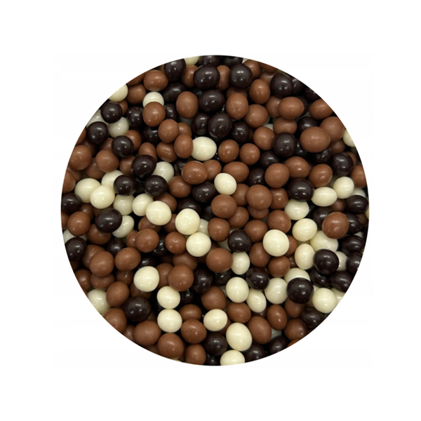 Posyp čokoládové guľôčky mix 4-5mm, 50g