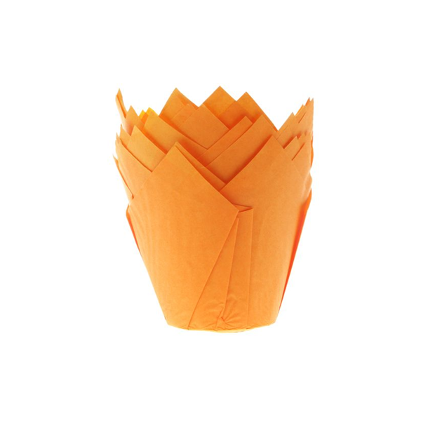 Košíčky tulipánové-oranžové 36ks