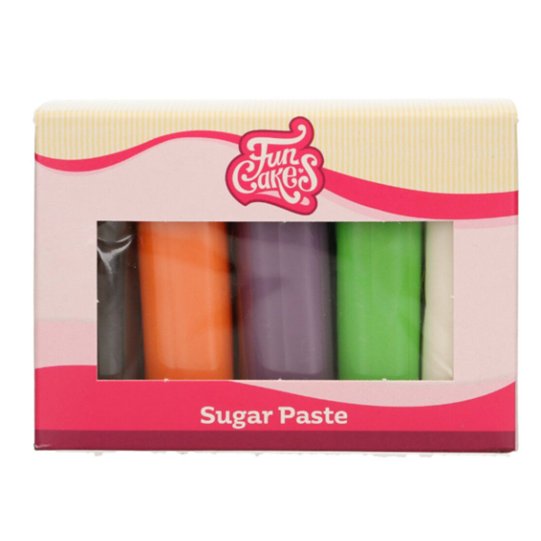 Bevonóanyag Cukorpaszta Halloween szett 5 db x 100g
