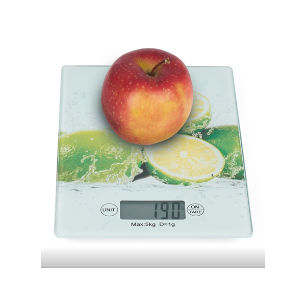 Küchenwaage mit Edelstahlschüssel bis 5 kg