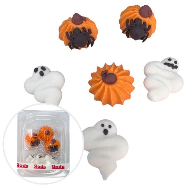 Halloween - duch a tekvica 6 ks