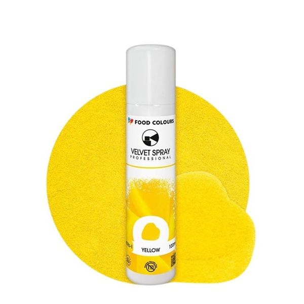 Velvet spray yellow 100 ml