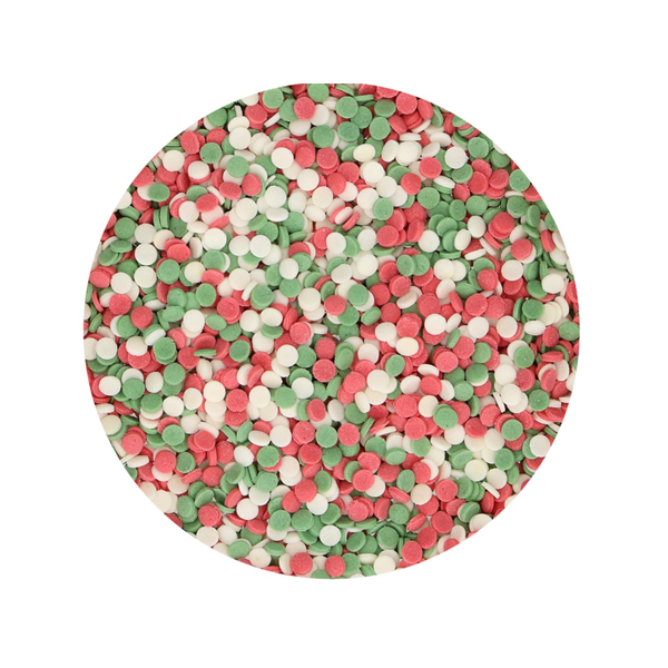 Posyp vianočné konfety mix farieb 60g