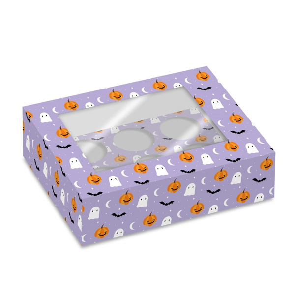 Krabičky na cupcakes „Fright Night“, balenie 2 ks