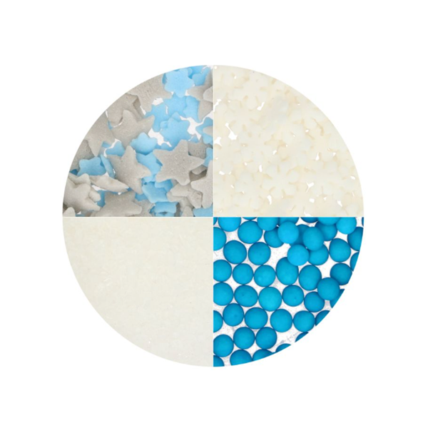 Posyp Winter bliss Sprinkles - 4 druhy 105g