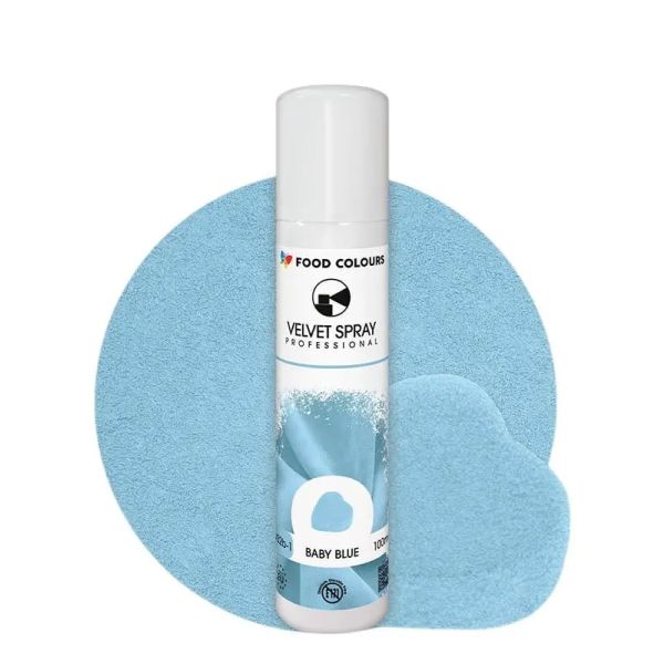 Spray do zamszu w kolorze jasnoniebieskim 100 ml Barwniki spożywcze