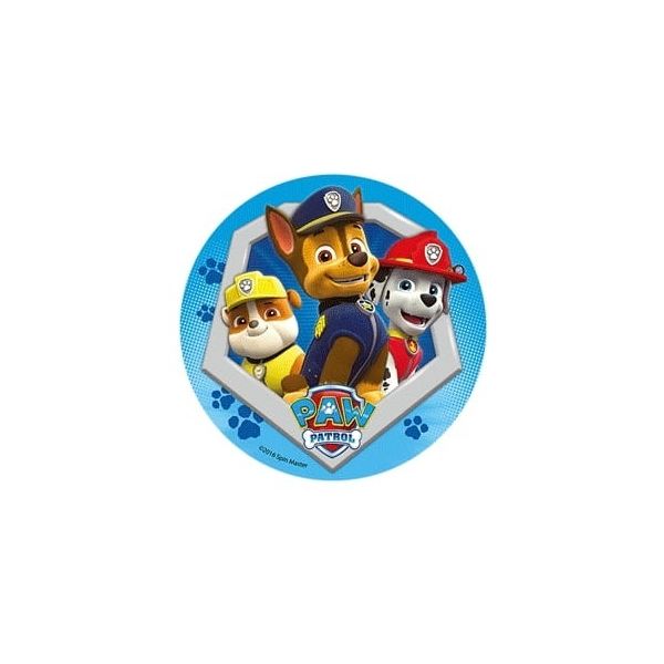 Wafel Psi Patrol - Chase, Marshall, Rubble i łapy