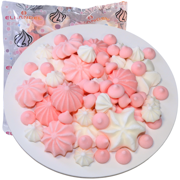 Habcsók fehér-rózsaszín keverék 50g