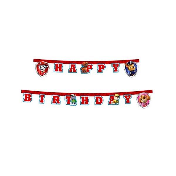 Girlanda Happy Birthday Paw Patrol