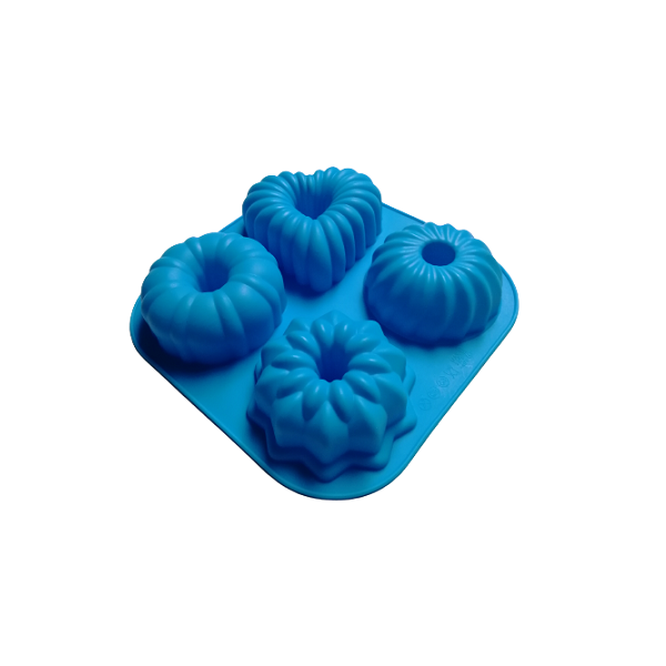 Silicone cake mold 4 pcs