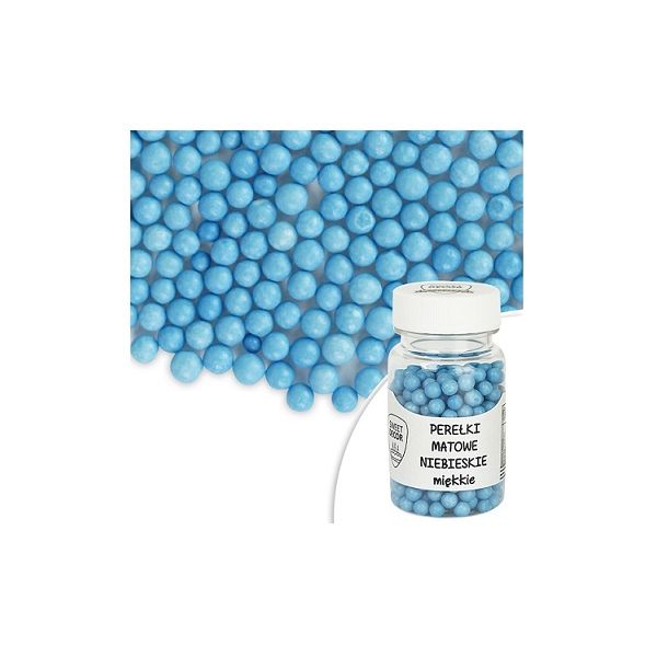 Perlen zart blau matt 30 g