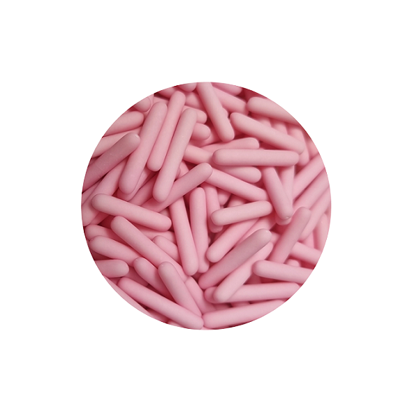 Posyp tyčinky ružové 60g Posyp tyčinky ružové 60g