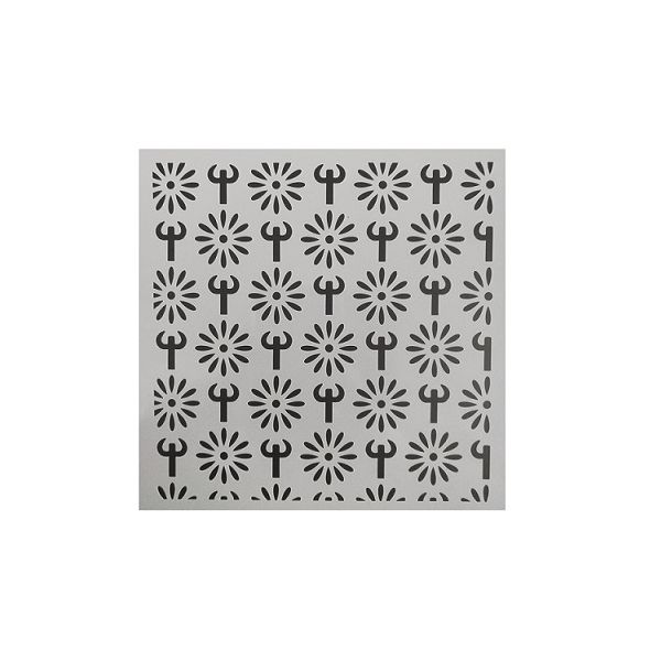 Flower cake template