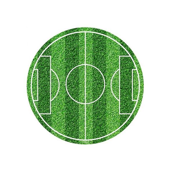 Wafer - football field circle Wafer - football field circle