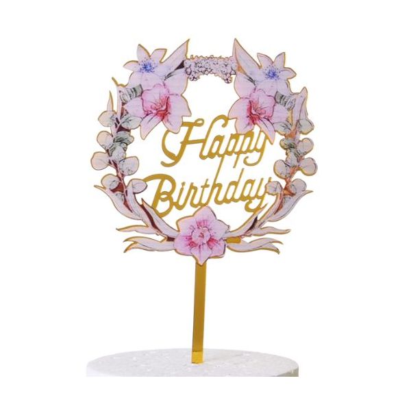 Zápich - Happy Birthday s kvetmi Zápich - Happy Birthday s kvetmi