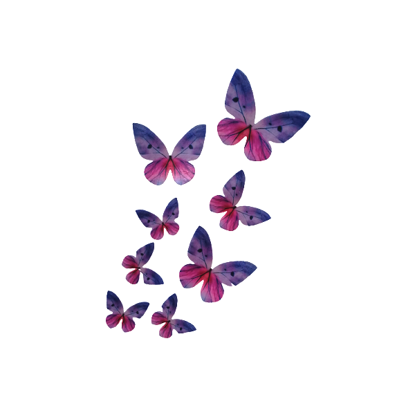 Oblátkový motýľ fialový
