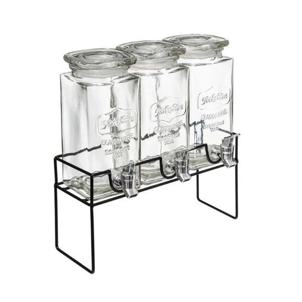 Set of lemonade containers with stand 3x1.5l
