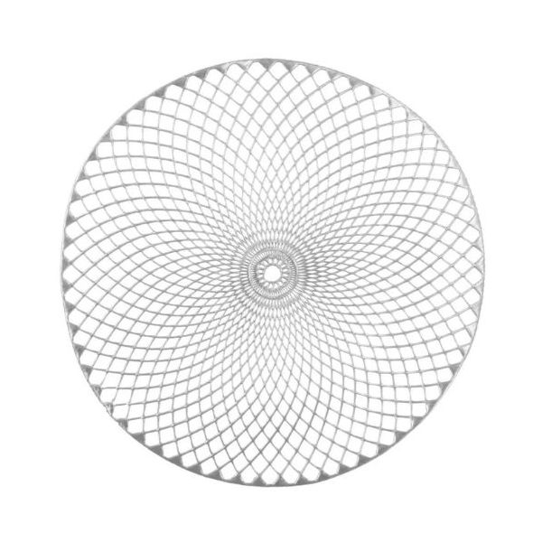 Placemat silver circle 38cm