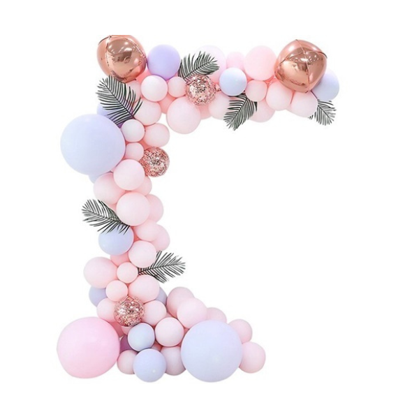 Girlanda balóny ružovo-modré 100 ks