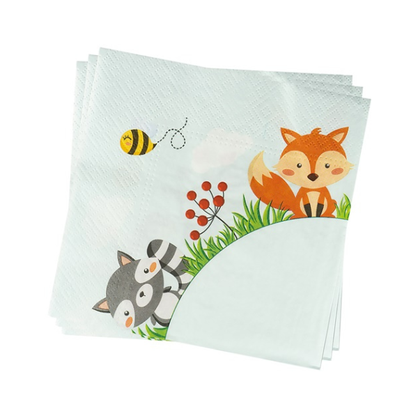 Animal napkins 20 pcs