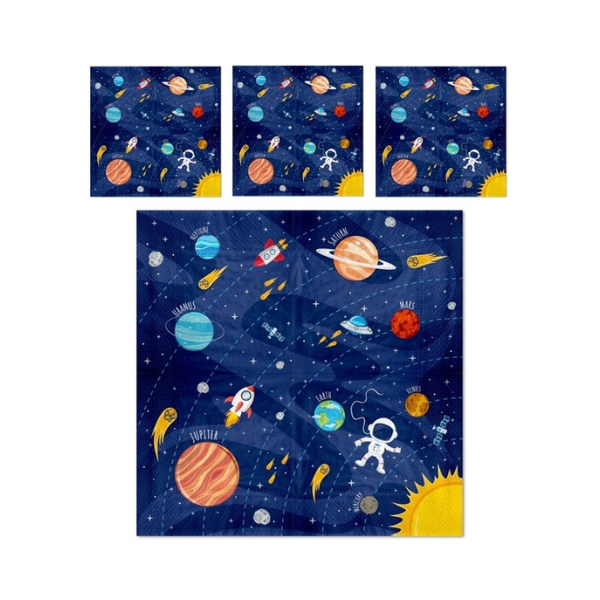 Space napkins 10 pcs