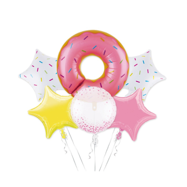 Donut balloons 6 pcs