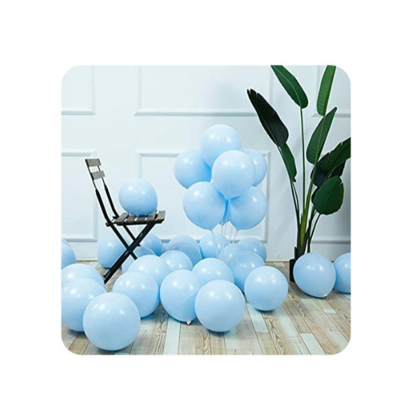 Balóny pastelovo modré 12 cm - 200 ks