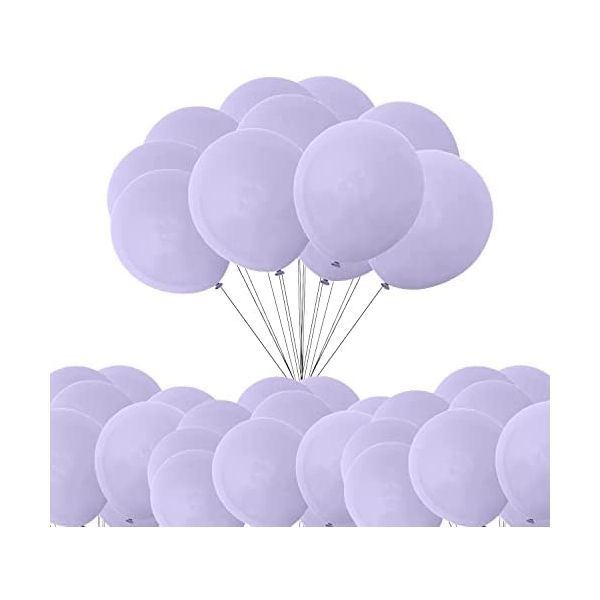Balloons pastel purple 30 cm - 100 pcs