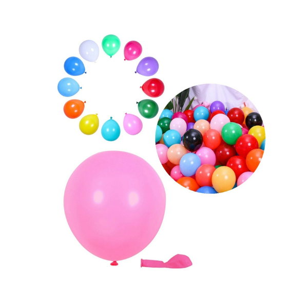 Luftballons mattrosa 25 cm - 100 Stk