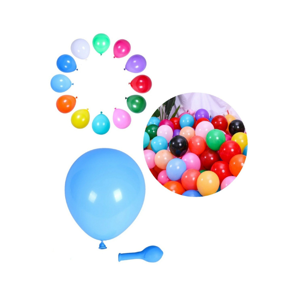 Balóny matné modré 25 cm - 100 ks
