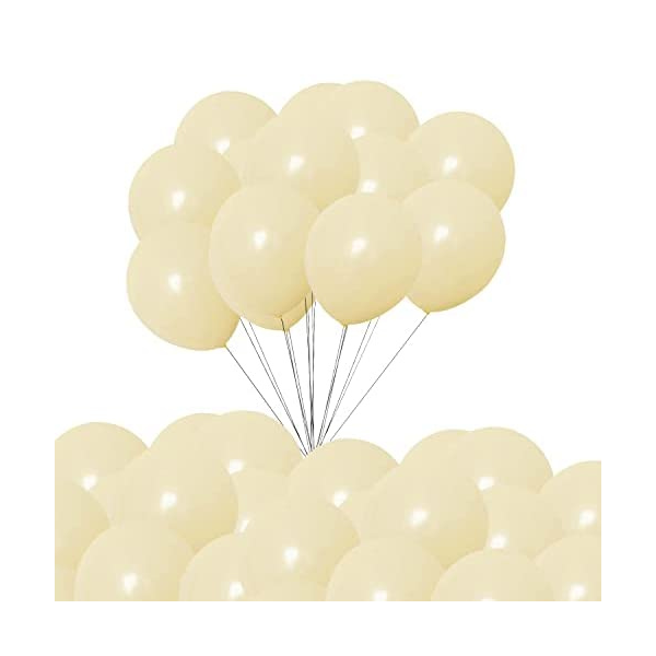 Balóny pastelové žlté 30 cm - 100 ks