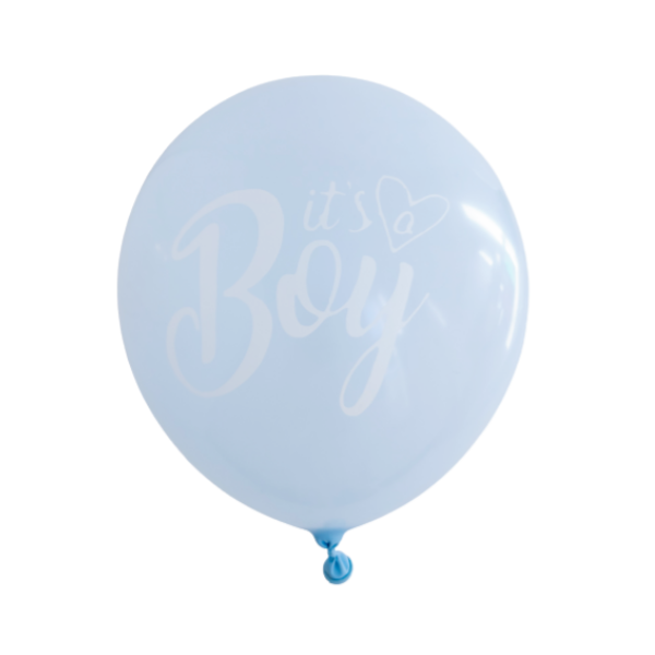 Balony - niebieskie To Chłopiec 30 cm - 6 szt