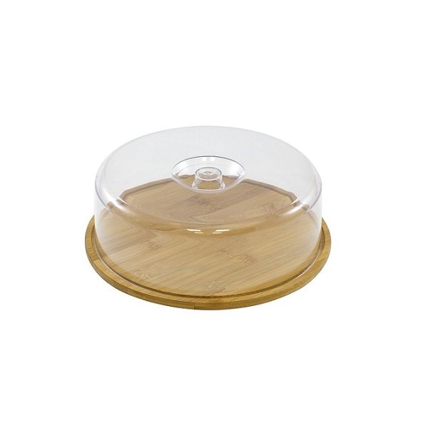 Bamboo tray with lid 28 cm