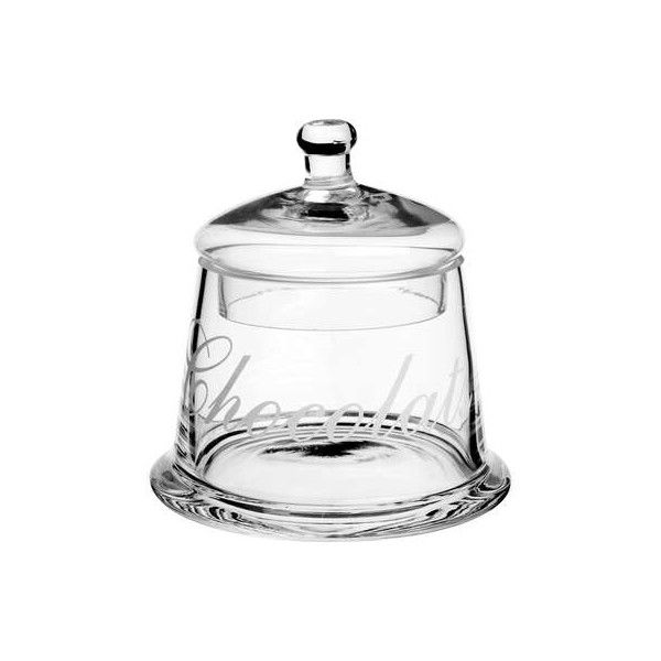 Cookie jar glass dia. 12 cm