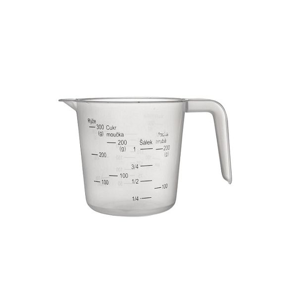 Plastic measuring cup 0.25 l