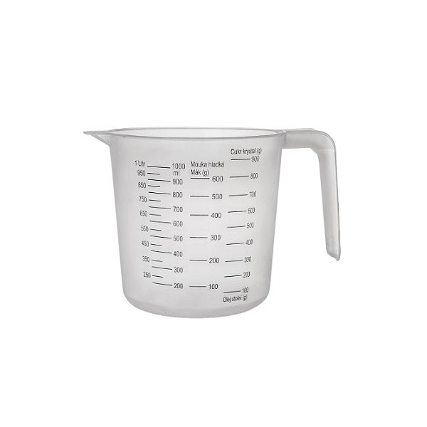 Plastic measuring cup 1 l