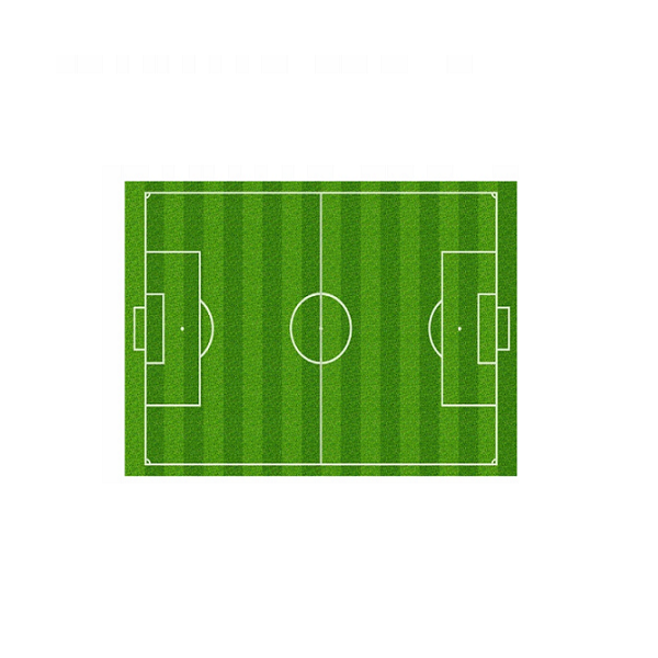 Fondant - Fußballfeld 29 x 20 cm