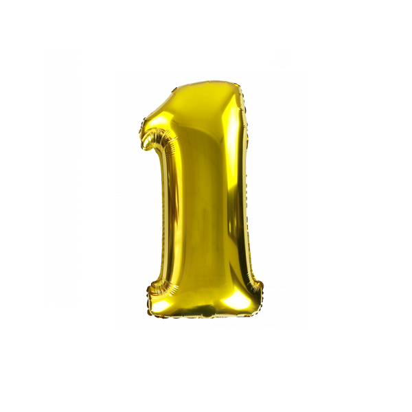 Balón zlatý 106 cm č. 1