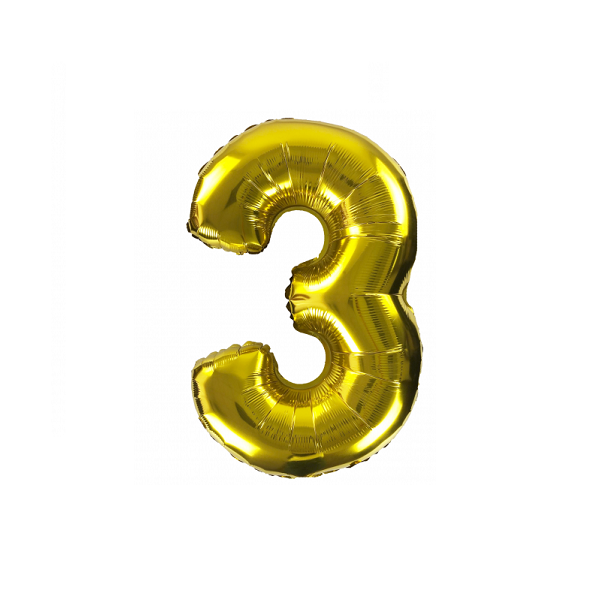 Golden balloon 106 cm no. 3