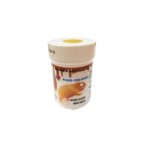 Barva gelová Food Colours zlatá 35g